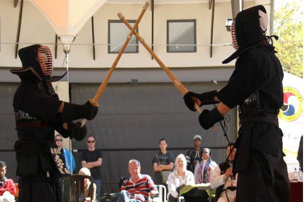 Gumdo sword practice at Kwanjangdo Martial Arts Academy in Randburg