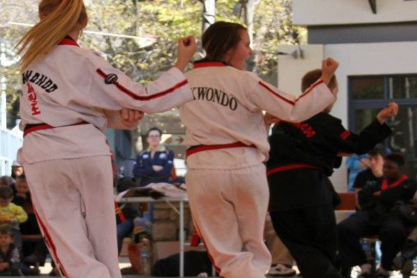 Belt grading ceremony at Kwanjangdo martial arts academy in Randburg